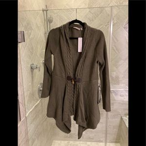 Soft Surroundings M NWT Olive Delacroix Sweater